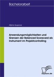 Cover von Anwendungsmöglichkeiten und Grenzen der Balanced Scorecard als Instrument im Projektcontrolling