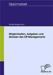 Cover von Möglichkeiten, Aufgaben und Grenzen des OP-Managements