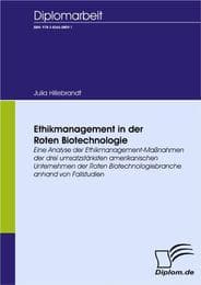 Cover von Ethikmanagement in der Roten Biotechnologie