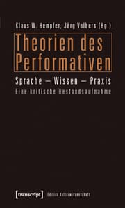 Cover von Theorien des Performativen