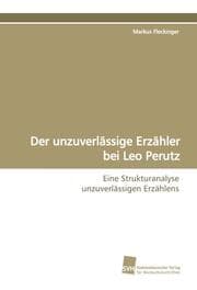 Cover von Der unzuverlässige Erzähler bei Leo Perutz