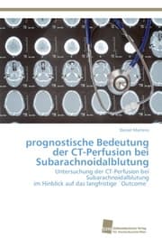 Cover von prognostische Bedeutung der CT-Perfusion bei Subarachnoidalblutung