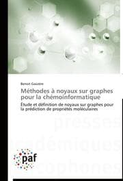 Cover von Méthodes à noyaux sur graphes pour la chémoinformatique