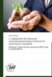 Cover von L'adoption de mesures environnementales limitant le commerce mondial