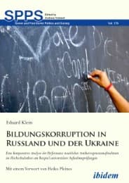 Cover von Bildungskorruption in Russland und der Ukraine