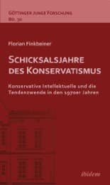 Cover von Schicksalsjahre des Konservatismus