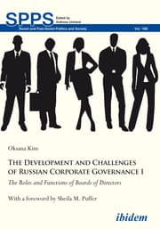 Cover von The Development and Challenges of Russian Corporate Governance I