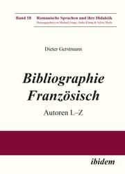 Cover von Bibliographie Französisch