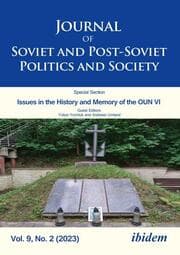 Cover von Journal of Soviet and Post-Soviet Politics and Society