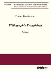 Cover von Bibliographie Französisch