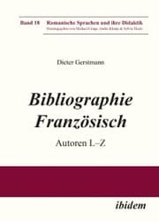 Cover von Bibliographie Französisch