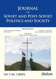 Cover von Journal of Soviet and Post-Soviet Politics and Society