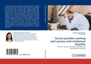 Cover von Service providers working with persons with intellectual disability