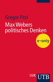 Cover von Max Webers politisches Denken