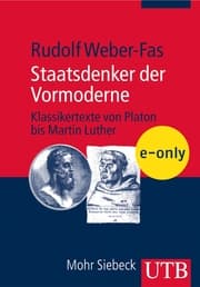 Cover von Staatsdenker der Vormoderne