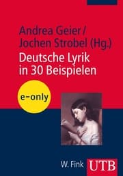 Cover von Deutsche Lyrik in 30 Beispielen