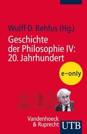 Cover von Geschichte der Philosophie IV: 20. Jahrhundert