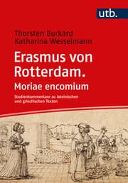 Cover von Erasmus von Rotterdam. Moriae encomium