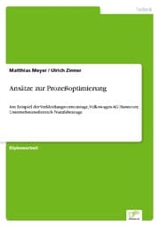 Cover von Ansätze zur Prozeßoptimierung