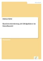 Cover von Kundenorientierung als Erfolgsfaktor im Einzelhandel