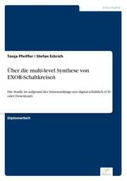 Cover von Über die multi-level Synthese von EXOR-Schaltkreisen