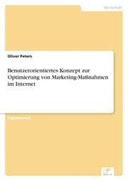 Cover von Benutzerorientiertes Konzept zur Optimierung von Marketing-Maßnahmen im Internet