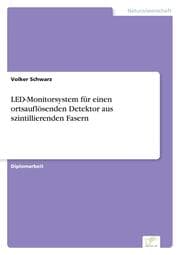 Cover von LED-Monitorsystem für einen ortsauflösenden Detektor aus szintillierenden Fasern