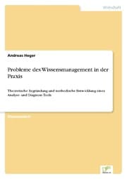 Cover von Probleme des Wissensmanagement in der Praxis
