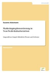 Cover von Marketingimplementierung in Non-Profit-Kulturbetrieben
