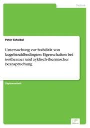 Cover von Untersuchung zur Stabilität von kugelstrahlbedingten Eigenschaften bei isothermer und zyklisch-thermischer Beanspruchung