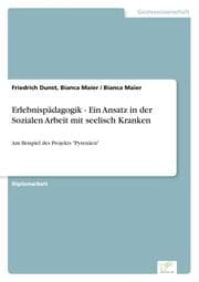 Cover von Erlebnispädagogik - Ein Ansatz in der Sozialen Arbeit mit seelisch Kranken