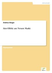 Cover von Size-Effekt am Neuen Markt