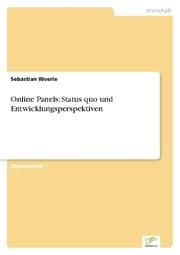 Cover von Online Panels: Status quo und Entwicklungsperspektiven
