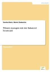 Cover von Wissen managen mit der Balanced Scorecard