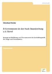Cover von E-Government in der Stadt Brandenburg a.d.Havel