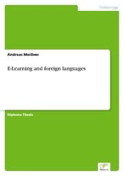 Cover von E-Learning and foreign languages