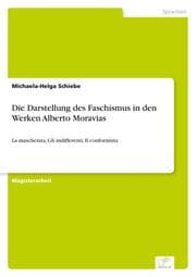 Cover von Die Darstellung des Faschismus in den Werken Alberto Moravias