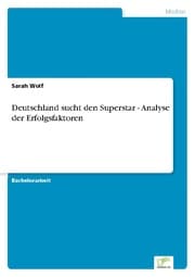 Cover von Deutschland sucht den Superstar - Analyse der Erfolgsfaktoren