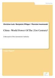 Cover von China - World Power Of The 21st Century?