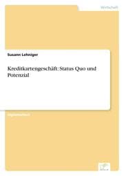 Cover von Kreditkartengeschäft: Status Quo und Potenzial