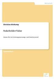 Cover von Stakeholder-Value