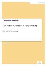 Cover von Das Konzept Business Re-engineering