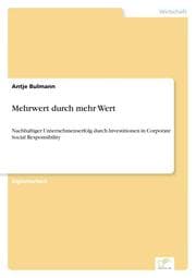 Cover von Mehrwert durch mehr Wert