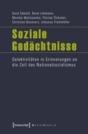 Cover von Soziale Gedächtnisse
