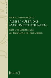 Cover von Kleists »Über das Marionettentheater«