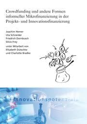 Cover von Crowdfunding und andere Formen informeller Mikrofinanzierung in der Projekt- und Innovationsfinanzierung
