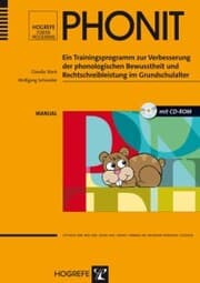Cover von PHONIT: Ein Trainingsprogramm zur Verbesserung der phonologischen Bewusstheit und Rechtschreibleistung im Grundschulalter