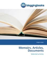 Cover von Memoirs, Articles, Documents