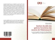 Cover von Gestion durable des galeries forestières des savanes de l'Adamaoua-Cr