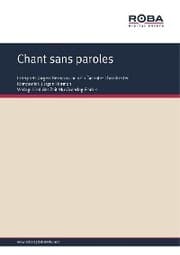 Cover von Chant sans paroles